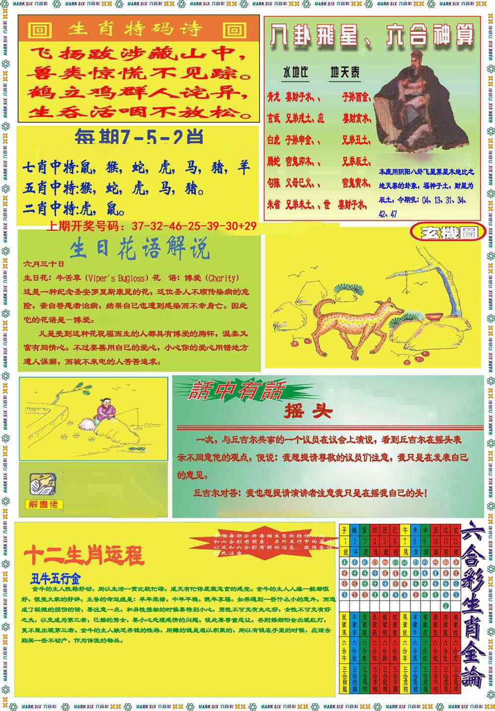 078期九龍马经B(推荐)[图]